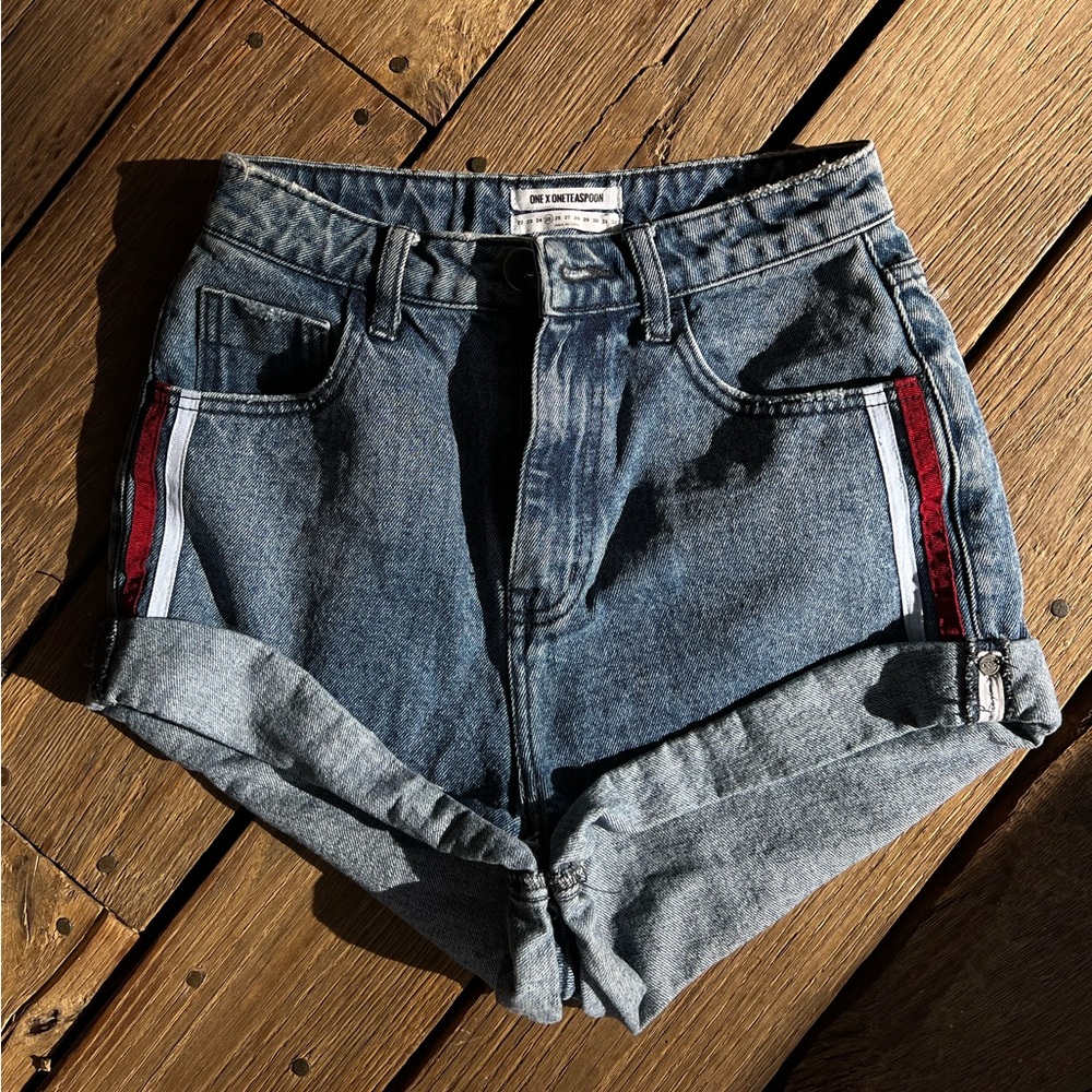One Teaspoon High Waisted Shorts - Bandit